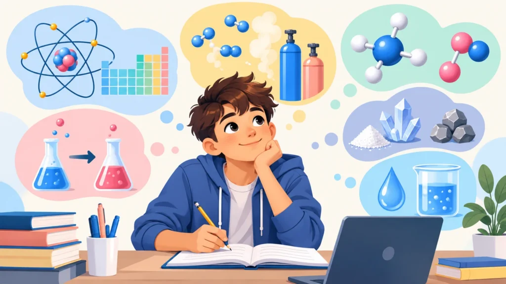 Chemia – klasa 7, ilustracja