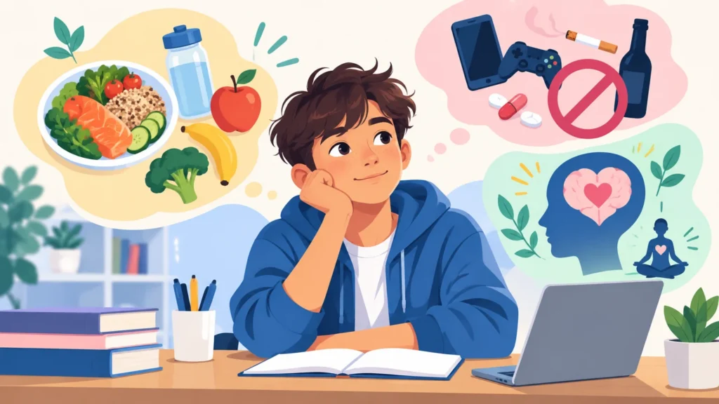 Edukacja zdrowotna – klasa 7, ilustracja