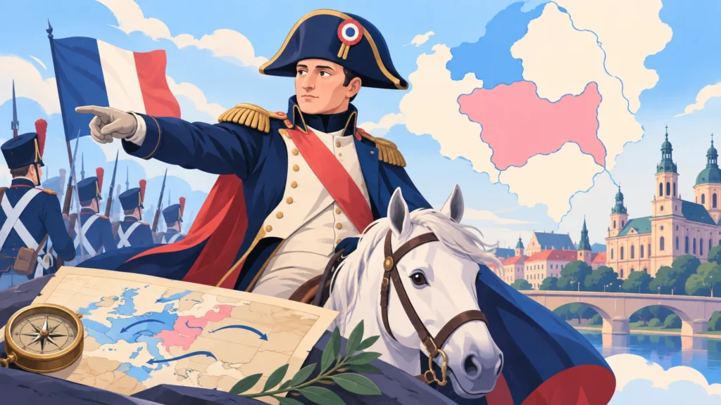 Epoka Napoleona – ilustracja do działu, historia, klasa 6