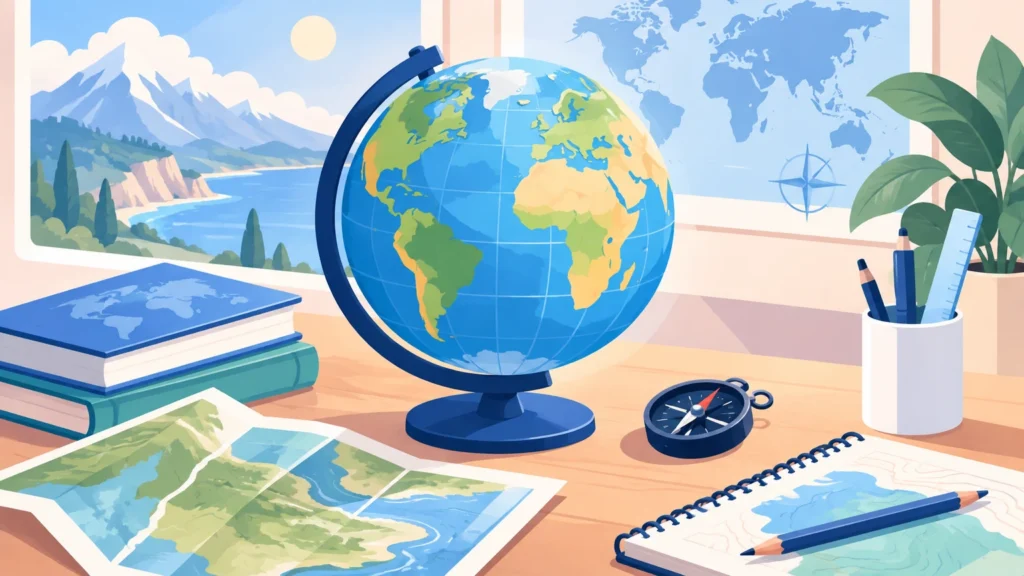 Geografia – ilustracja przedmiotu