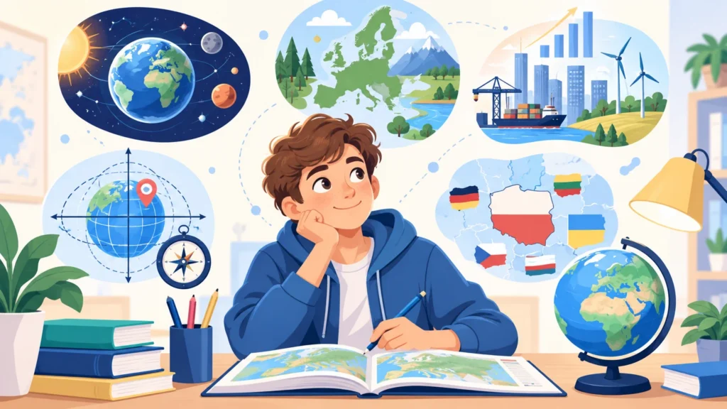 Geografia – klasa 6, ilustracja