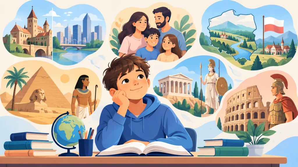 Historia – klasa 4, ilustracja