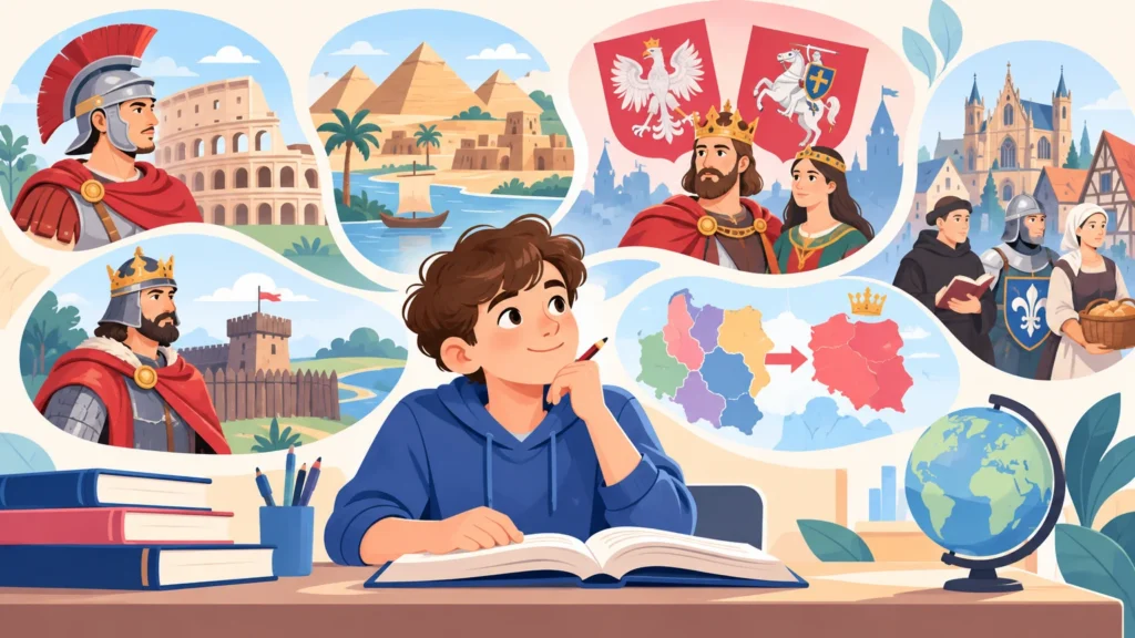 Historia – klasa 5, ilustracja