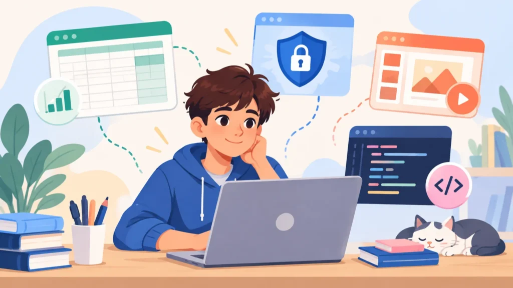 Informatyka – klasa 6, ilustracja