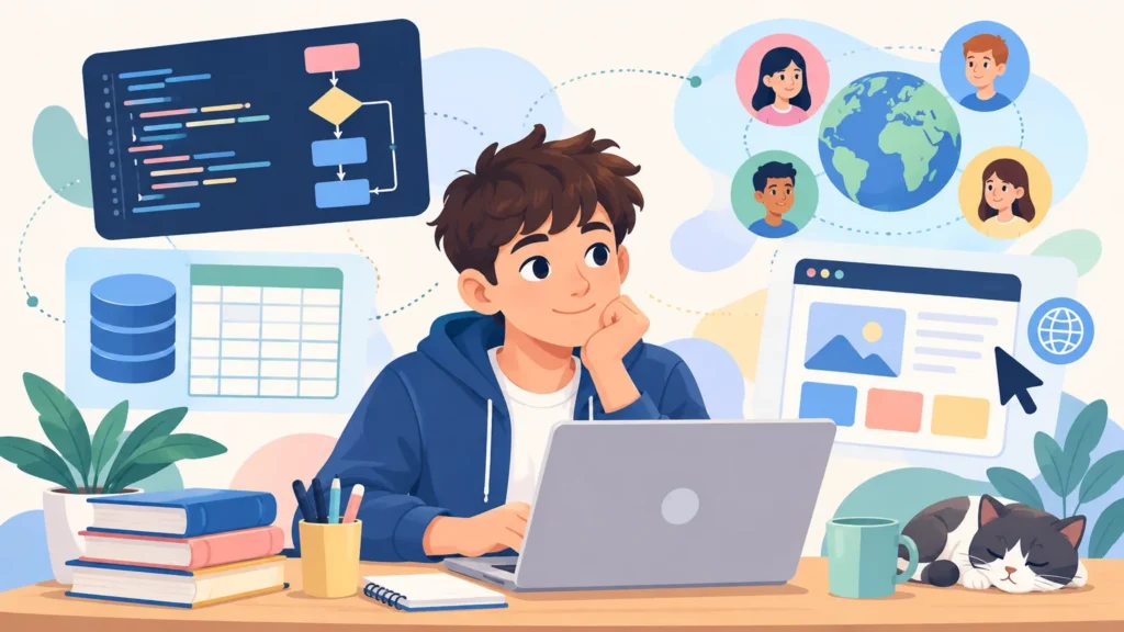 Informatyka – klasa 8, ilustracja