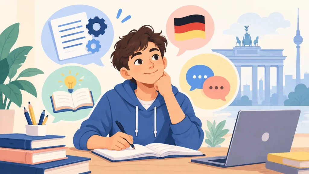 Język niemiecki – klasa 8, ilustracja