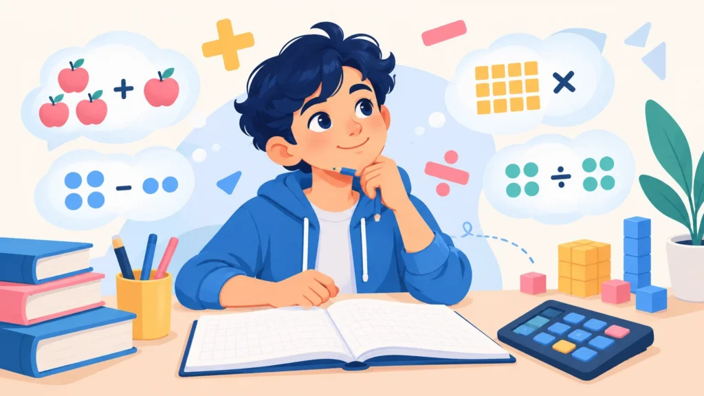 Liczby i działania – ilustracja do działu, matematyka, klasa 5