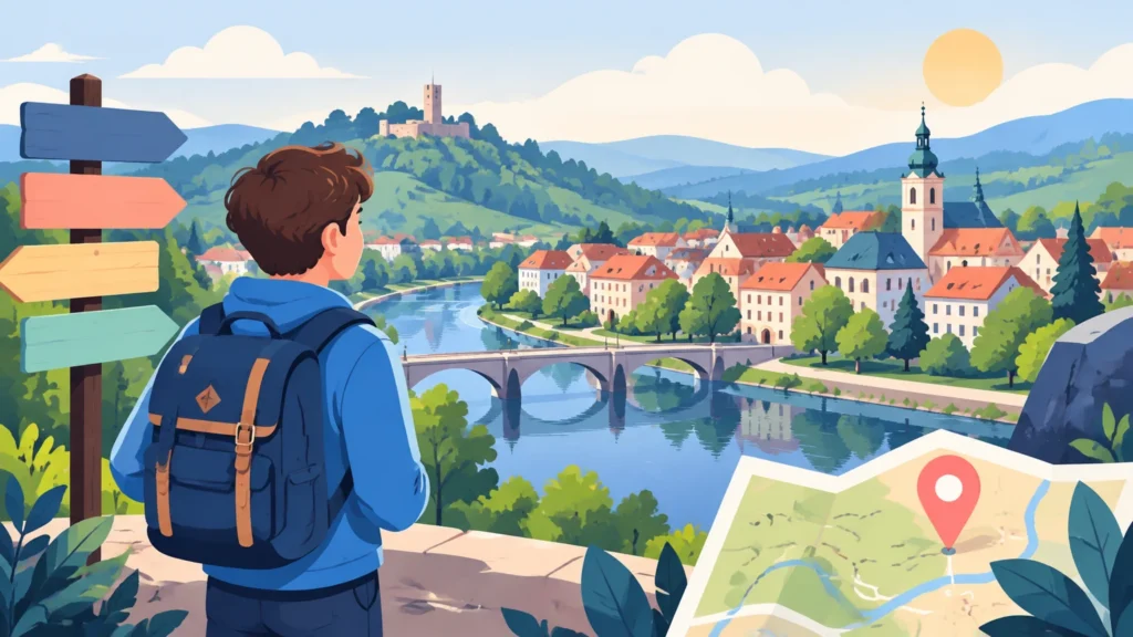 Mała ojczyzna – ilustracja do działu, geografia, klasa 7