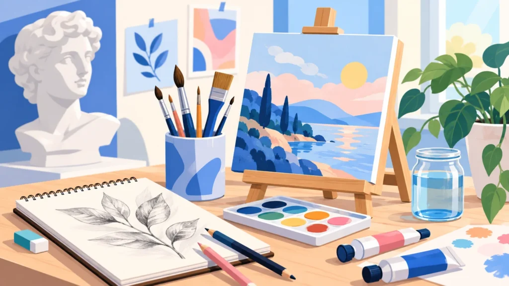 Plastyka – ilustracja przedmiotu
