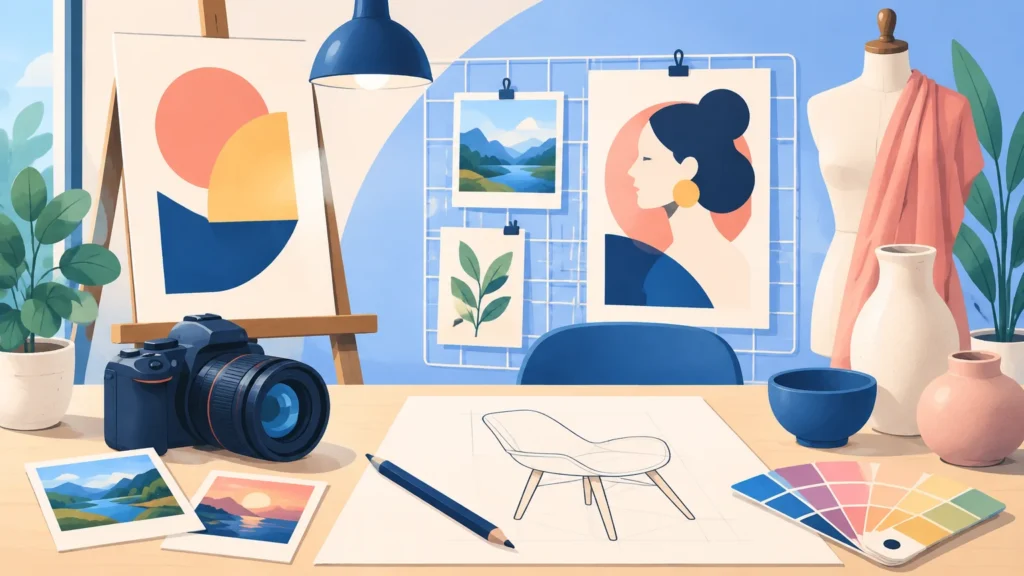 Sztuka użytkowa – ilustracja do działu, plastyka, klasa 6
