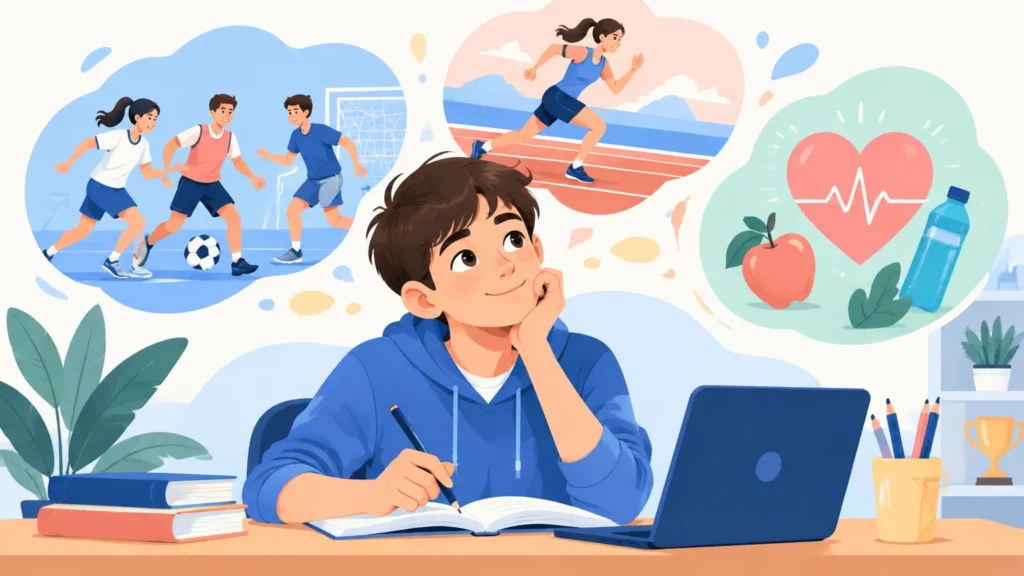 Wychowanie fizyczne – klasa 6, ilustracja