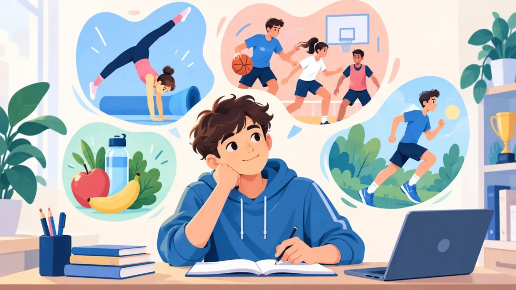 Wychowanie fizyczne – klasa 7, ilustracja
