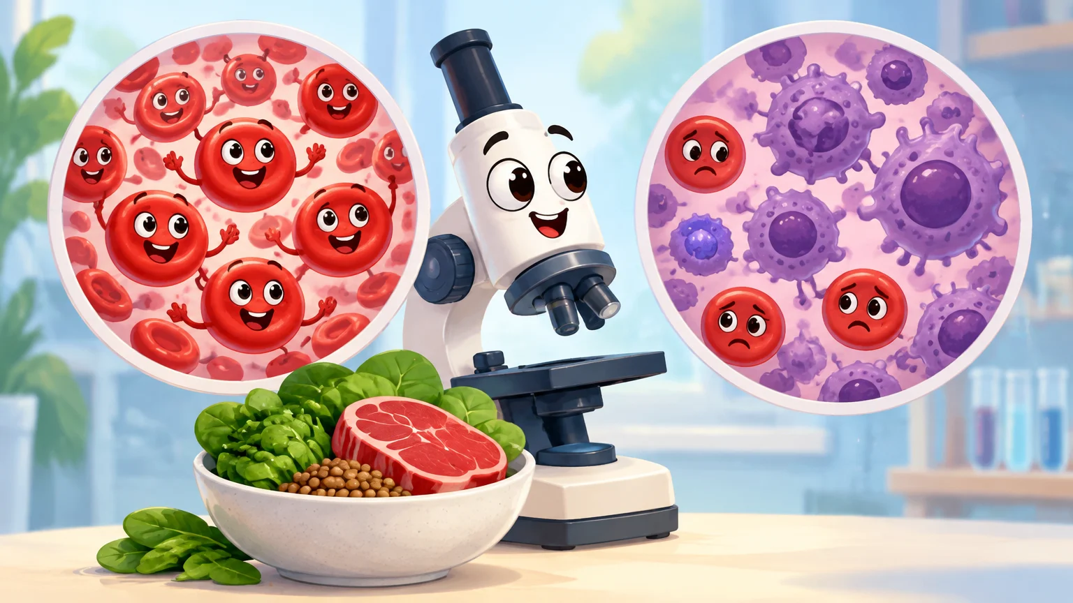 Anemia i białaczka: choroby krwi – przyczyny, objawy, zagrożenia i profilaktyka (biologia, klasa 7)