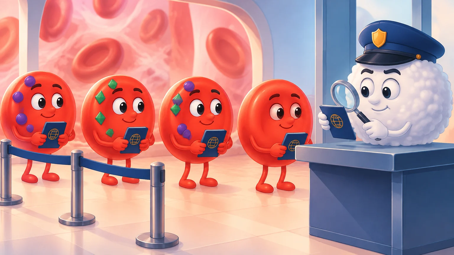 Grupy krwi A, B, AB i 0 oraz czynnik Rh: antygeny, przeciwciała i test grupy krwi (biologia, klasa 7)