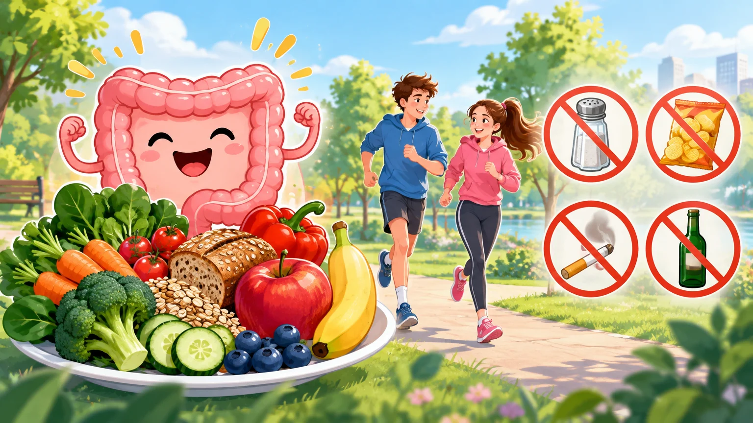 Rak jelita grubego, nadmiar soli i zdrowy styl życia – co szkodzi układowi pokarmowemu (biologia, klasa 7)