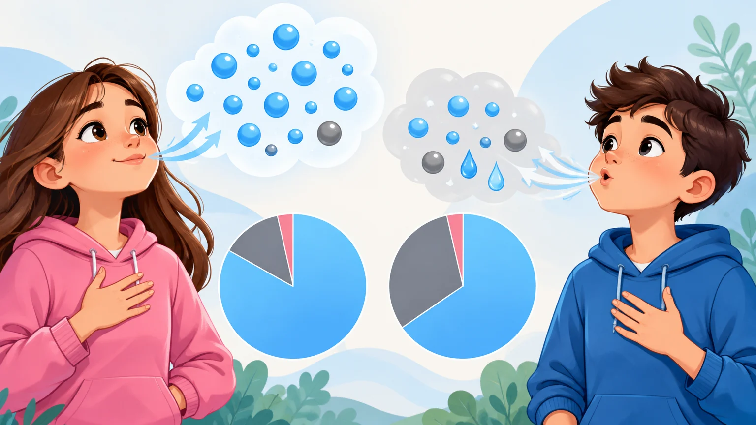 Skład powietrza wdychanego i wydychanego oraz liczba oddechów – 21% czy 16% tlenu? (biologia, klasa 7)