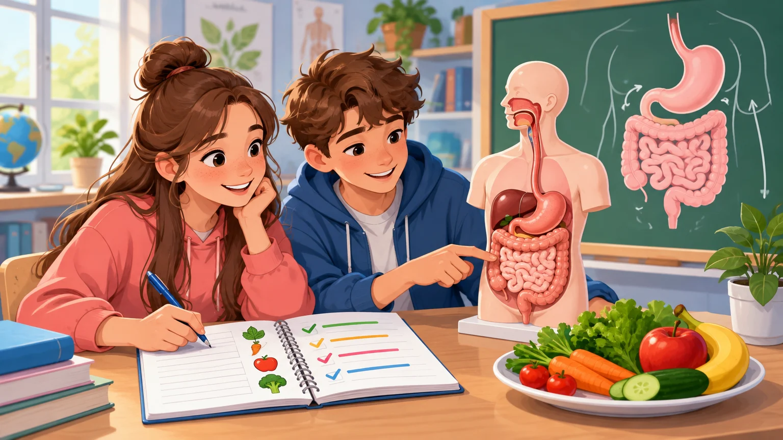 Układ pokarmowy klasa 7 – co trzeba umieć na sprawdzian (NaCoBeZU) – ilustracja